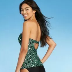Women's Bandeau Tankini Top - Kona Sol™ Green