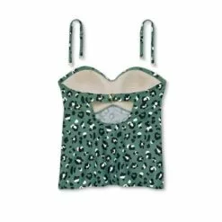 Women's Bandeau Tankini Top - Kona Sol™ Green -Swimsuits Popular Store unnamed file 10036