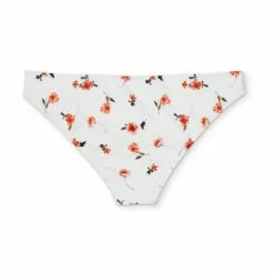 Women's Cheeky Bikini Bottom - Shade & Shore™ White Floral Print -Swimsuits Popular Store unnamed file 1005