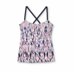 Women's Cross Back Tankini Top - Kona Sol™ Multi -Swimsuits Popular Store unnamed file 10133