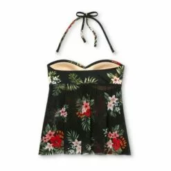 Women's Ladder Trim Flyaway Tankini Top - Kona Sol™ Black Tropical Print 16 Women's Ladder Trim Flyaway Tankini Top - Kona Sol™ Black Tropical Print -Swimsuits Popular Store unnamed file 10144