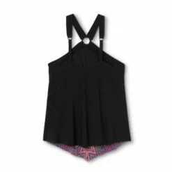 Women's High Neck Ring Tankini Top - Aqua Green® Black Multi -Swimsuits Popular Store unnamed file 10239