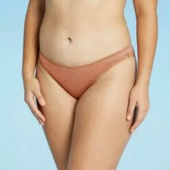 Juniors' Metallic Textured Cheeky Bikini Bottom - Xhilaration™ Black -Swimsuits Popular Store unnamed file 1024