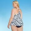 Women's Plus Size Flowy Racerback Tankini Top - Kona Sol™ Blue Shibori Print 2 Women's Plus Size Flowy Racerback Tankini Top - Kona Sol™ Blue Shibori Print -Swimsuits Popular Store unnamed file 10248