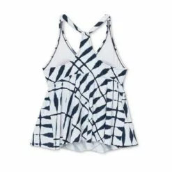 Women's Plus Size Flowy Racerback Tankini Top - Kona Sol™ Blue Shibori Print 11 Women's Plus Size Flowy Racerback Tankini Top - Kona Sol™ Blue Shibori Print -Swimsuits Popular Store unnamed file 10250