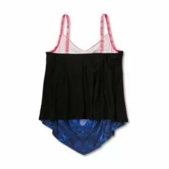 Women's Plus Size V-Neck Tankini Top - Aqua Green® Multi -Swimsuits Popular Store unnamed file 10271