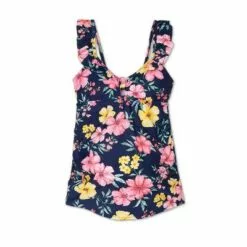 Maternity Floral Print Peephole Tankini Top - Isabel Maternity by Ingrid & Isabel™ Navy 7 Maternity Floral Print Peephole Tankini Top - Isabel Maternity by Ingrid & Isabel™ Navy -Swimsuits Popular Store unnamed file 10301