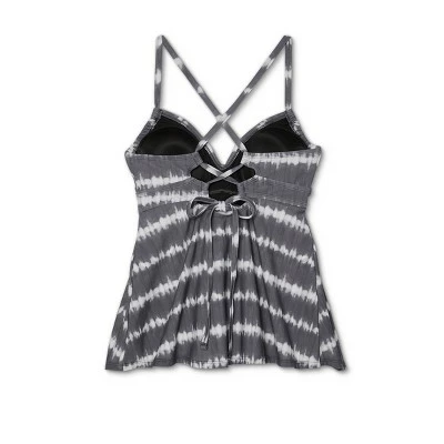 Isabel Maternity By Ingrid & Isabel Maternity Tie-Dye Tie Back Tankini Top - Isabel Maternity by Ingrid & Isabel™ Dark Gray L 3 Isabel Maternity By Ingrid & Isabel Maternity Tie-Dye Tie Back Tankini Top - Isabel Maternity by Ingrid & Isabel™ Dark Gray L