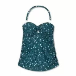 Bandeau with Twist-Front Maternity Tankini Top - Isabel Maternity by Ingrid & Isabel™ Polka Dot -Swimsuits Popular Store unnamed file 10340