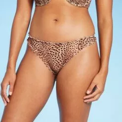 Women's Ruffle High Leg Extra Cheeky Bikini Bottom - Shade & Shore™ Animal Print 10 Women's Ruffle High Leg Extra Cheeky Bikini Bottom - Shade & Shore™ Animal Print -Swimsuits Popular Store unnamed file 1041