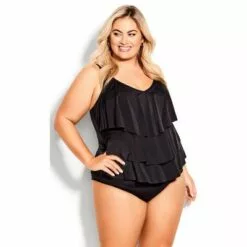 AVENUE | Nautical Tankini Top - black -Swimsuits Popular Store unnamed file 10437