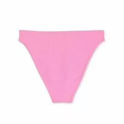 Juniors' Textured Cheeky Mid-Rise High Leg Bikini Bottom - Xhilaration™ Pink -Swimsuits Popular Store unnamed file 1130