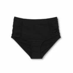 Women's Plus Size High Waist Bikini Bottom - Kona Sol™ Black -Swimsuits Popular Store unnamed file 1199