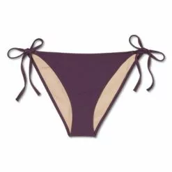 Women's Side-Tie Cheeky Bikini Bottom - Shade & Shore™ Dark Purple -Swimsuits Popular Store unnamed file 1226