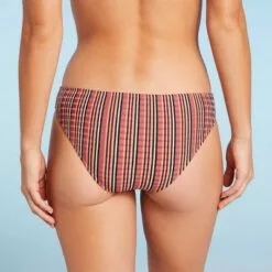 Women's Cheeky Bikini Bottom - Shade & Shore™ Multi Stripe
