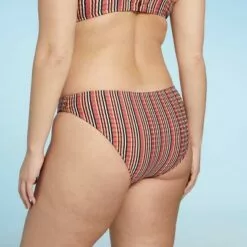 Women's Cheeky Bikini Bottom - Shade & Shore™ Multi Stripe -Swimsuits Popular Store unnamed file 1236