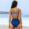 Women's High Waisted Bikini Swimsuit Ruffle Striped Cutout Two Piece Bathing Suit -Cupshe -Swimsuits Popular Store unnamed file 124