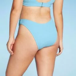 Juniors' Textured Cheeky High Leg Scoop Bikini Bottom - Xhilaration™ Blue 11 Juniors' Textured Cheeky High Leg Scoop Bikini Bottom - Xhilaration™ Blue -Swimsuits Popular Store unnamed file 1258