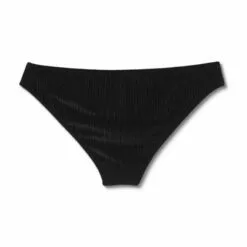 Women's Ribbed High Leg Extra Cheeky Bikini Bottom - Shade & Shore™ Black -Swimsuits Popular Store unnamed file 1277