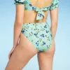 Women's High Cut Tie-Front Bikini Bottom - Sea Angel Green -Swimsuits Popular Store unnamed file 1283