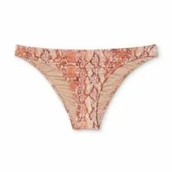 Women's High Leg Extra Cheeky Bikini Bottom - Shade & Shore™ Lurex Snake Print -Swimsuits Popular Store unnamed file 1309