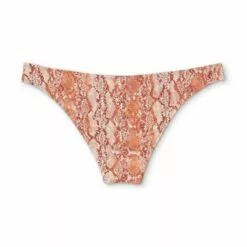 Women's High Leg Extra Cheeky Bikini Bottom - Shade & Shore™ Lurex Snake Print -Swimsuits Popular Store unnamed file 1310