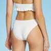 Juniors' Textured Cheeky Bikini Bottom - Xhilaration™ White -Swimsuits Popular Store unnamed file 1346