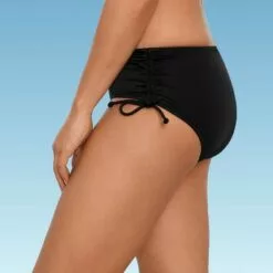 Women's Slimming Control Side-Tie Bikini Bottom - Beach Betty by Miracle Brands Blue -Swimsuits Popular Store unnamed file 1407