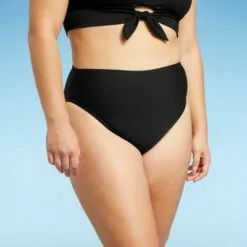 Women's High Leg Swim Bikini Briefs - Sea Angel Blue -Swimsuits Popular Store unnamed file 1500