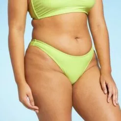 Juniors' High Leg Scoop Bikini Bottom - Xhilaration™ Light Green -Swimsuits Popular Store unnamed file 1506