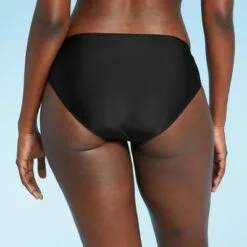 Women's Medium Coverage Hipster Bikini Bottom - All in Motion™ Black -Swimsuits Popular Store unnamed file 1618