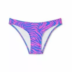 Juniors' Extra Cheeky Bikini Bottom - Xhilaration™ Pink/Blue Animal Print -Swimsuits Popular Store unnamed file 1671