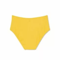 Women's Ribbed High Waist Bikini Bottom - All in Motion™ Golden Yellow -Swimsuits Popular Store unnamed file 1694