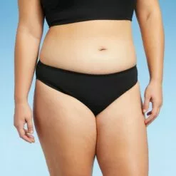 Women's Mid-Rise Ribbed Textured Bikini Bottom - Sea Angel Black 15 Women's Mid-Rise Ribbed Textured Bikini Bottom - Sea Angel Black -Swimsuits Popular Store unnamed file 1708