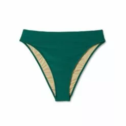 Women's Ribbed High Waist Extra High Leg Extra Cheeky Bikini Bottom - Shade & Shore™ Evergreen 17 Women's Ribbed High Waist Extra High Leg Extra Cheeky Bikini Bottom - Shade & Shore™ Evergreen -Swimsuits Popular Store unnamed file 1794