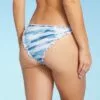 Women's Ribbed Ruffle High Leg Extra Cheeky Bikini Bottom - Shade & Shore™ Blue Tie-Dye 2 Women's Ribbed Ruffle High Leg Extra Cheeky Bikini Bottom - Shade & Shore™ Blue Tie-Dye -Swimsuits Popular Store unnamed file 1823