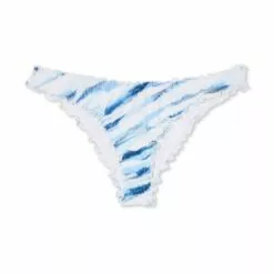 Women's Ribbed Ruffle High Leg Extra Cheeky Bikini Bottom - Shade & Shore™ Blue Tie-Dye 17 Women's Ribbed Ruffle High Leg Extra Cheeky Bikini Bottom - Shade & Shore™ Blue Tie-Dye -Swimsuits Popular Store unnamed file 1827