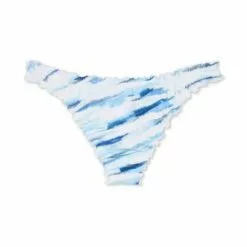 Women's Ribbed Ruffle High Leg Extra Cheeky Bikini Bottom - Shade & Shore™ Blue Tie-Dye 18 Women's Ribbed Ruffle High Leg Extra Cheeky Bikini Bottom - Shade & Shore™ Blue Tie-Dye -Swimsuits Popular Store unnamed file 1828