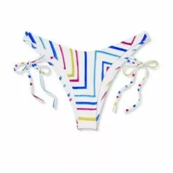 Women's Strappy Side-Tie Ultra Cheeky Bikini Bottom - Shade & Shore™ Multi Stripe -Swimsuits Popular Store unnamed file 1849