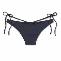 Women's Strappy Side-Tie Ultra Cheeky Bikini Bottom - Shade & Shore™ Stormy Blue -Swimsuits Popular Store unnamed file 1911