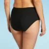 Women's Front Shirred Swim Bikini Bottom - Aqua Green® Black 1 Women's Front Shirred Swim Bikini Bottom - Aqua Green® Black -Swimsuits Popular Store unnamed file 1928