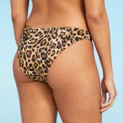 Women's High Leg Extra Cheeky Bikini Bottom - Shade & Shore™ Brown Animal Print -Swimsuits Popular Store unnamed file 1937
