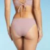 Women's Cheeky Bikini Bottom - Shade & Shore™ Mauve -Swimsuits Popular Store unnamed file 1956
