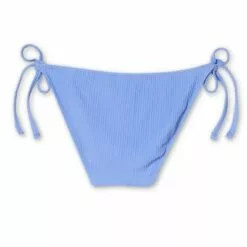 Women's Ribbed Side-Tie Hipster Bikini Bottom - Shade & Shore™ Periwinkle -Swimsuits Popular Store unnamed file 1972