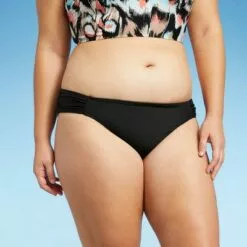 Women's Shirred Side Scoop Bikini Bottom - Sea Angel Black 15 Women's Shirred Side Scoop Bikini Bottom - Sea Angel Black -Swimsuits Popular Store unnamed file 1986