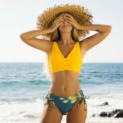 Women's Bikini Swimsuit Front Cross Lace Up Two Piece Bathing Suit - Cupshe -Swimsuits Popular Store unnamed file 2