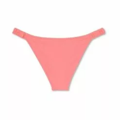 Women's Cinch Tab High Leg Extra Cheeky Bikini Bottom - Shade & Shore™ Guava Pink -Swimsuits Popular Store unnamed file 2033