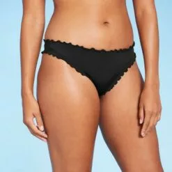 Women's Ruffle Extra Cheeky Bikini Bottom - Shade & Shore™ Black 15 Women's Ruffle Extra Cheeky Bikini Bottom - Shade & Shore™ Black -Swimsuits Popular Store unnamed file 2041