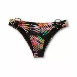 Women's Strappy Side Detail High Leg Extra Cheeky Bikini Bottom - Shade & Shore™ Black Tropical Print 17 Women's Strappy Side Detail High Leg Extra Cheeky Bikini Bottom - Shade & Shore™ Black Tropical Print -Swimsuits Popular Store unnamed file 2077