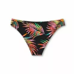 Women's Strappy Side Detail High Leg Extra Cheeky Bikini Bottom - Shade & Shore™ Black Tropical Print 18 Women's Strappy Side Detail High Leg Extra Cheeky Bikini Bottom - Shade & Shore™ Black Tropical Print -Swimsuits Popular Store unnamed file 2078